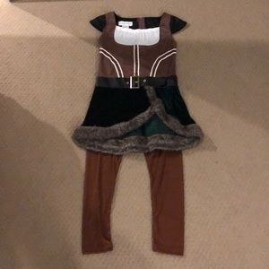 A super cute hunter costume